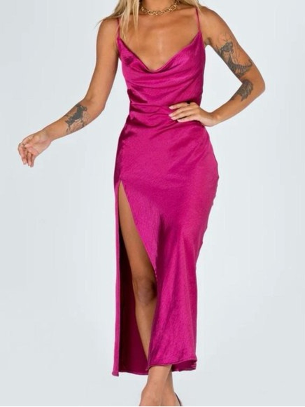 Lioness Walk The Line Midi Dress